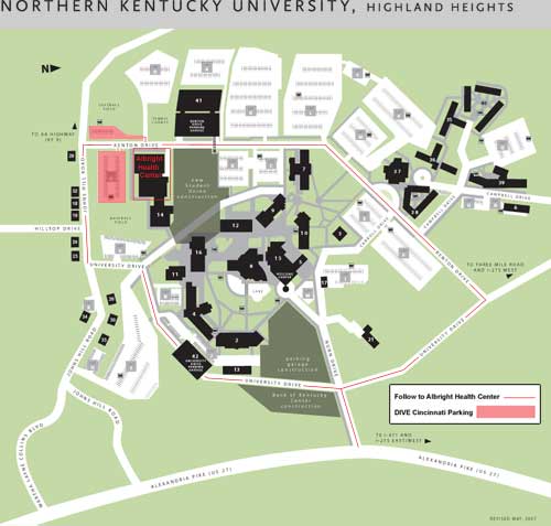 NKU Campus Map