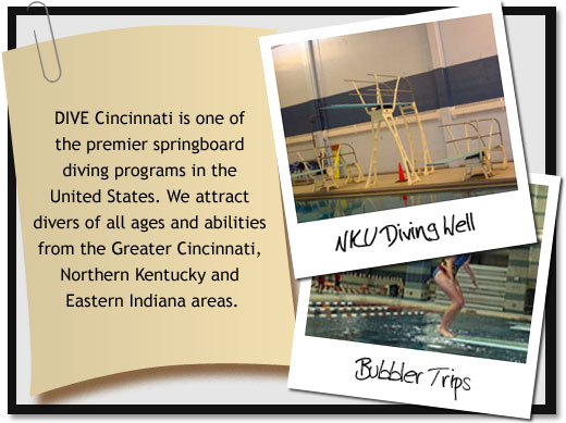 DIVE Cincinnati Springboard Diving Program